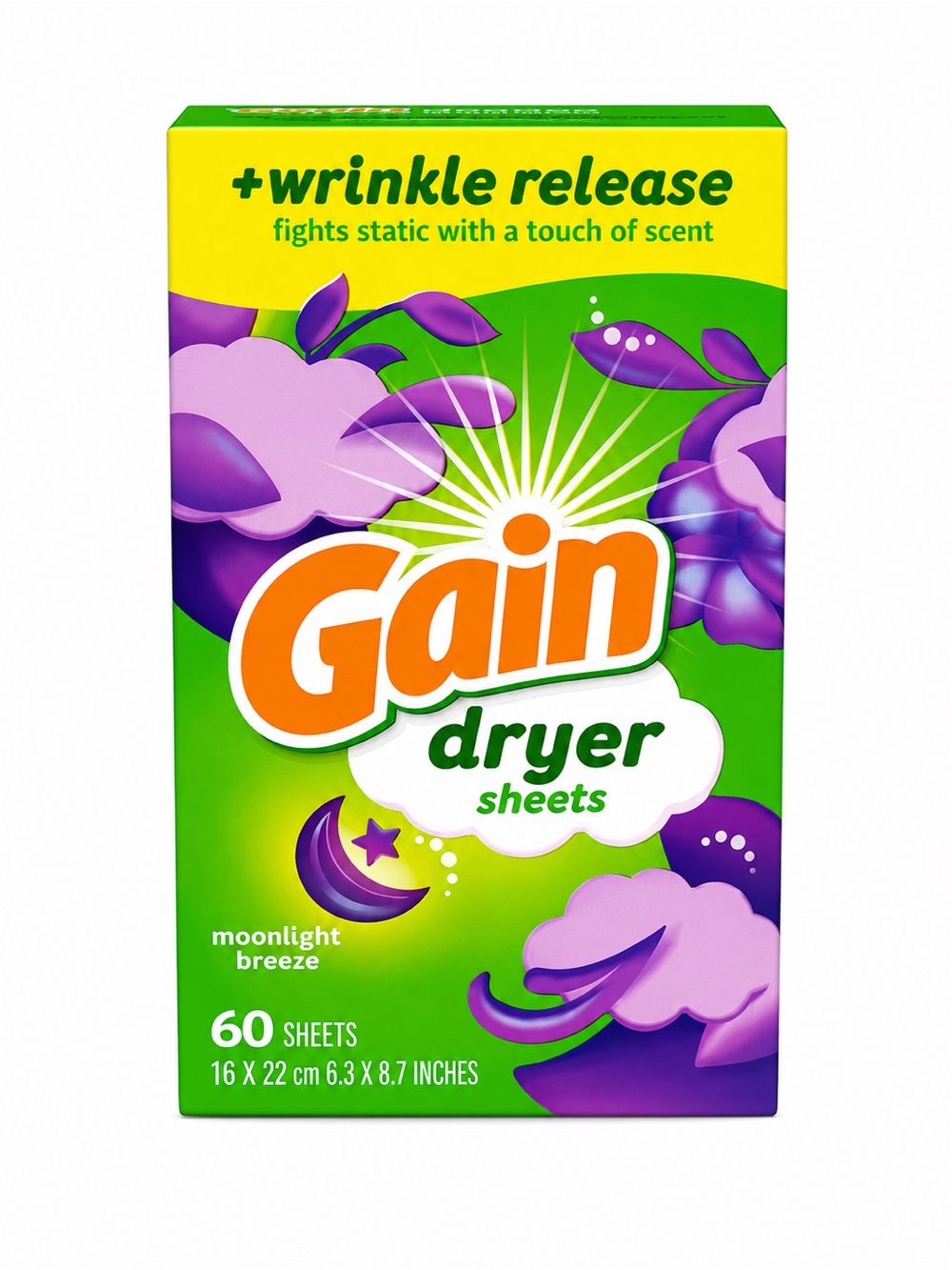 Moonlight Breeze Dryer Sheets - 60 Count